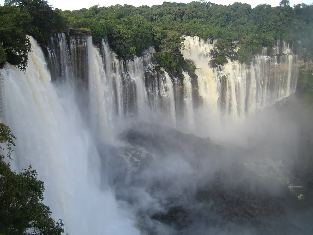 Kalandula Falls on the Lucala River, Angola
