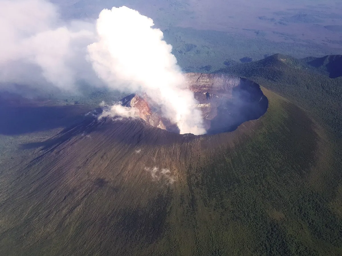 Mount Nyiragongo volcano, Democratic Republic of the Congo