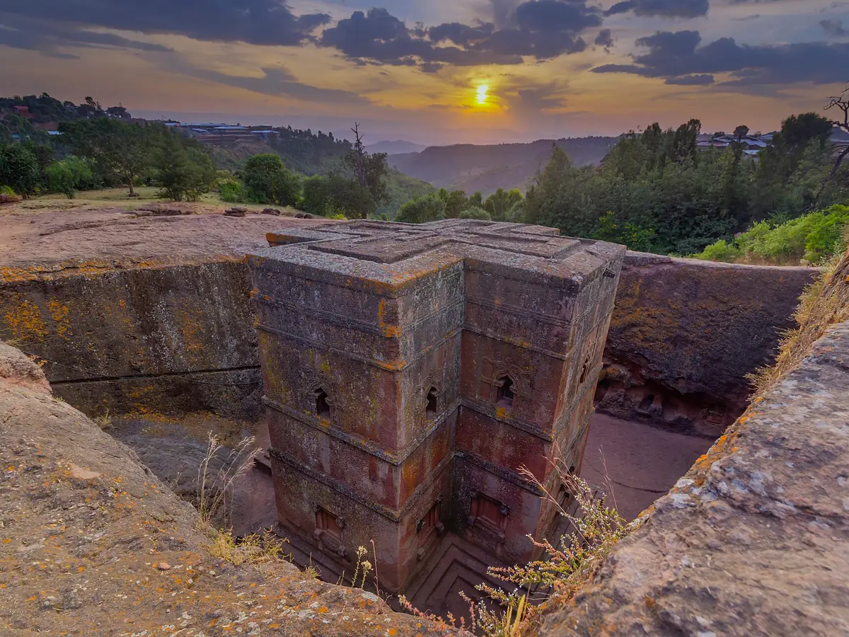Rock-hewn Church of Saint George, Lalibela, Ethiopia