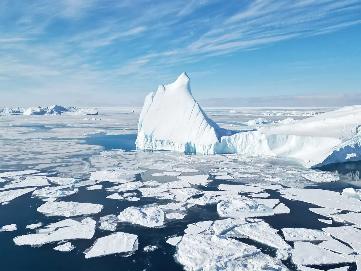 Icebergs in the Ilulissat Icefjord, Greenland