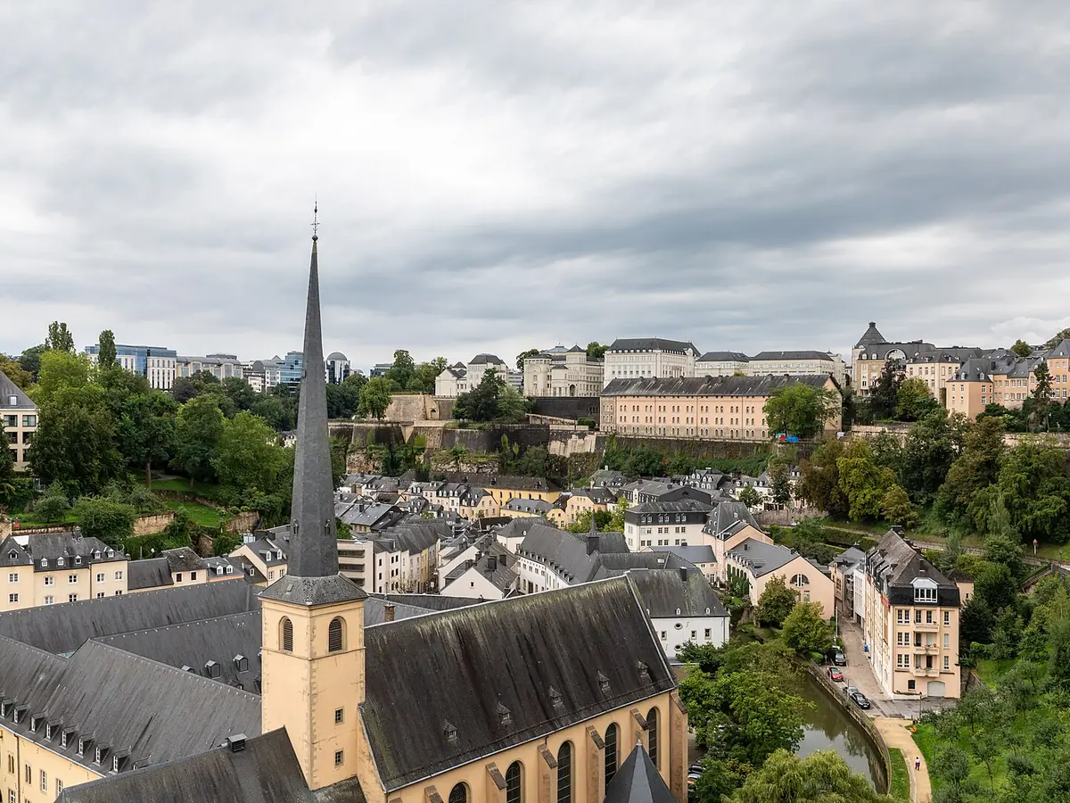 Grund and Saint John's Church, Luxembourg City