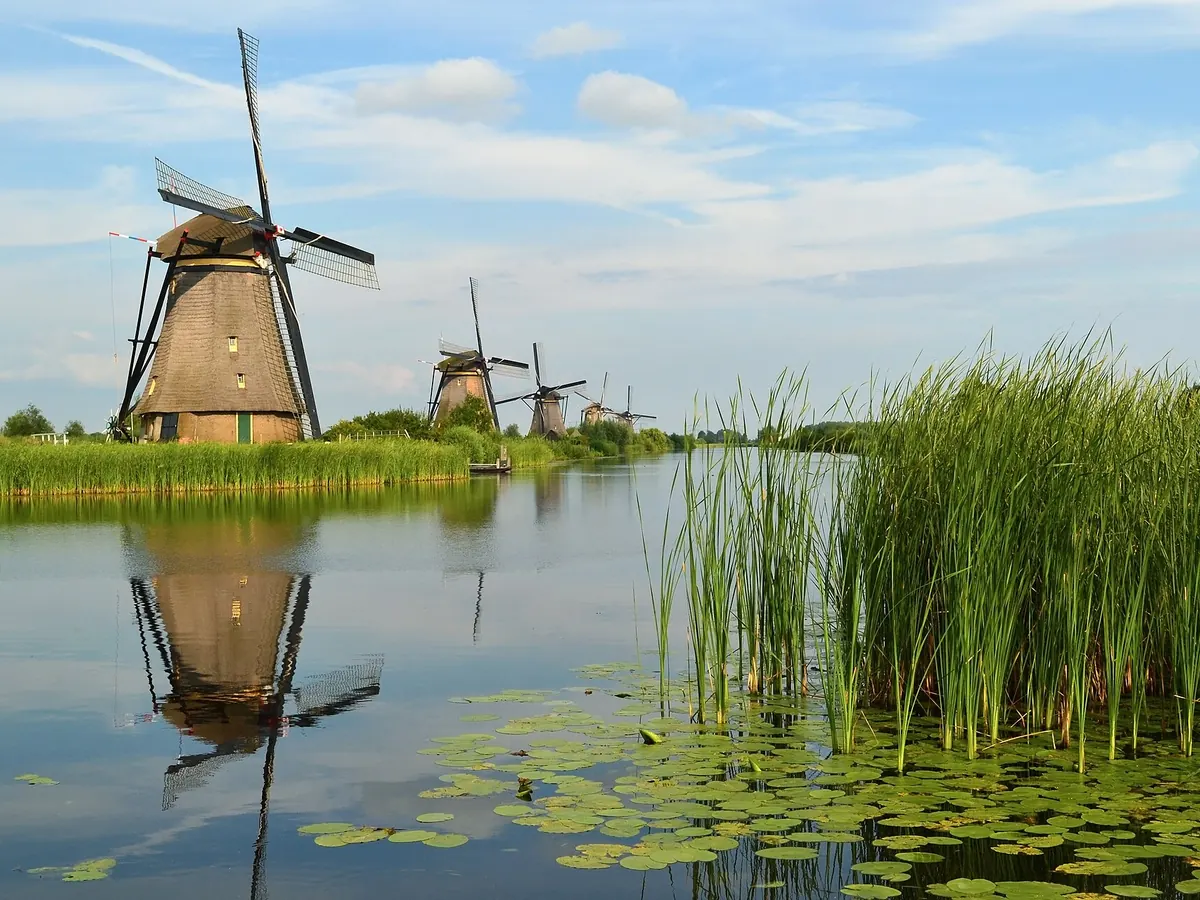 Windmills of Kinderdijk, Netherlands