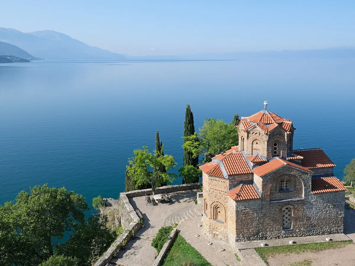 Church of St. John at Kaneo, Ohrid, North Macedonia