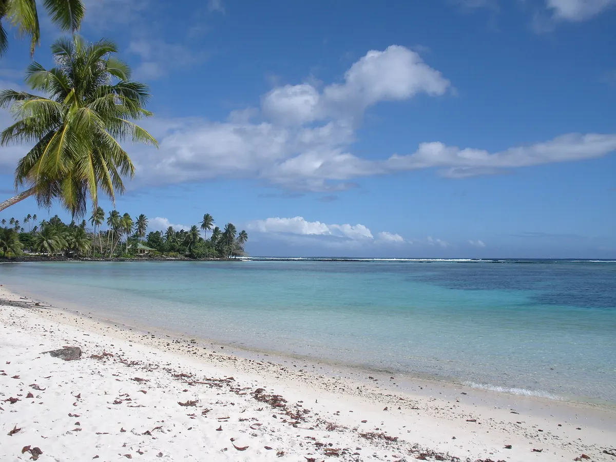 Beach on Upolu, Samoa