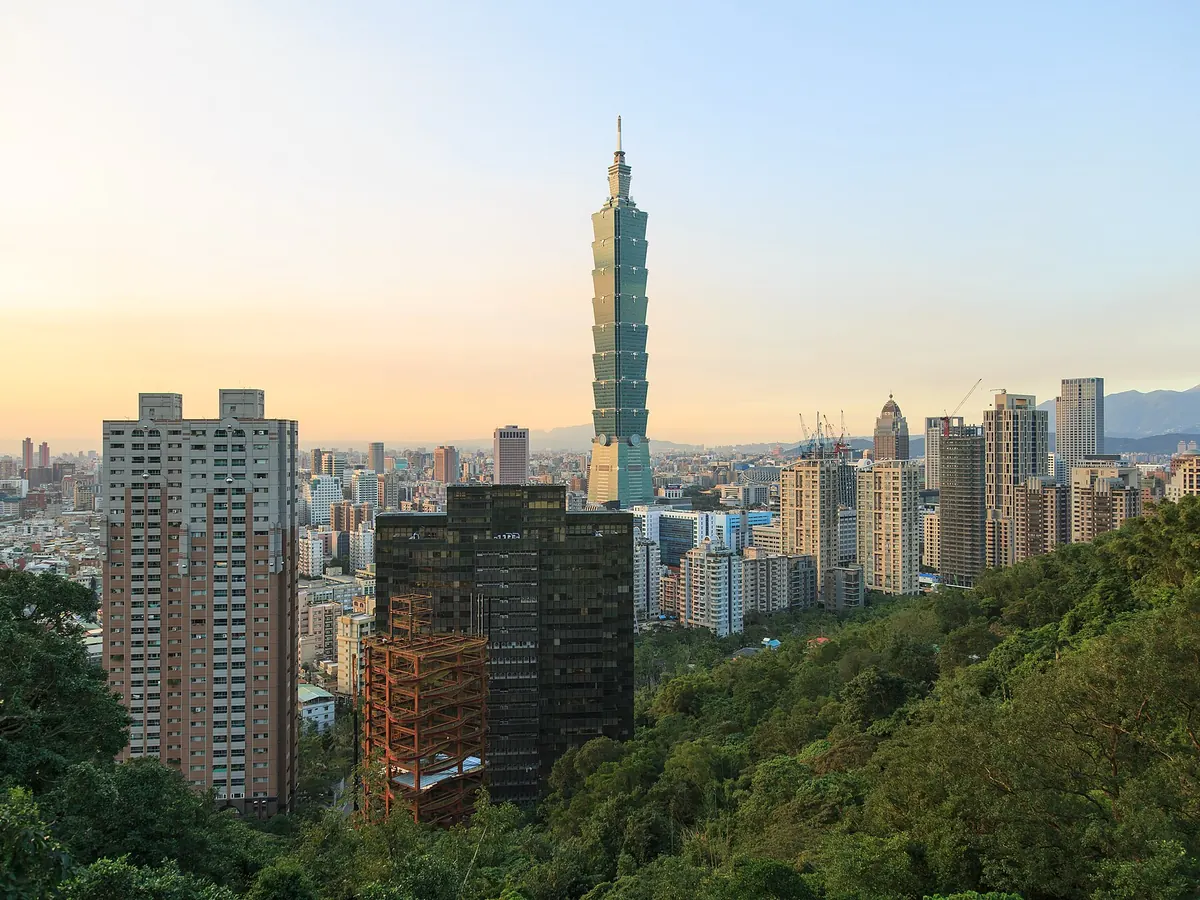 Taipei 101 and the Taipei skyline, Taiwan