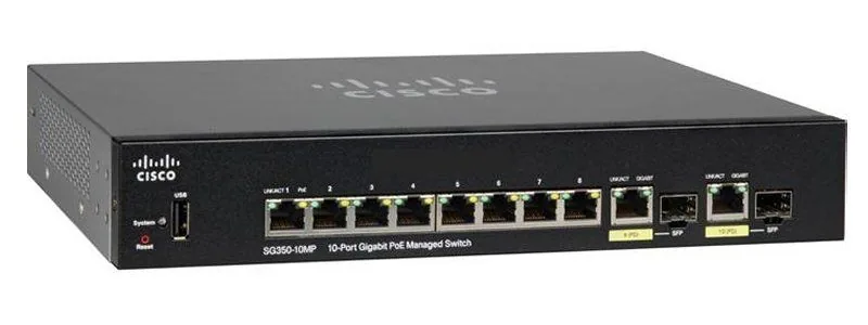 Cisco SG350-10, beheerd