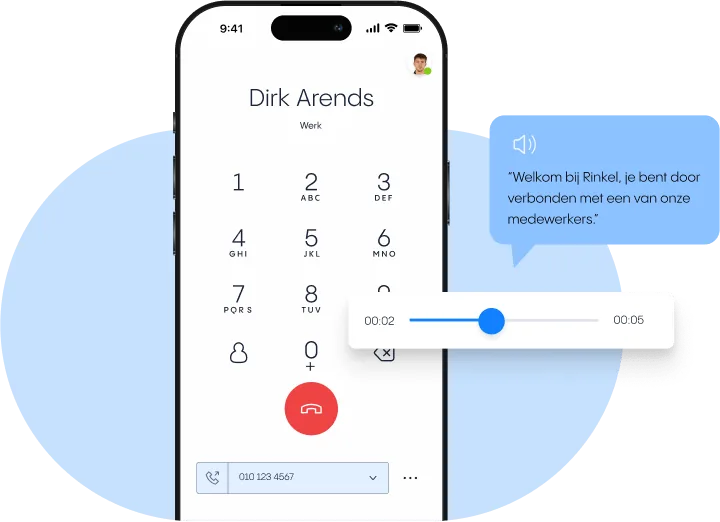 Welkomstbericht afspelen en wijzigen in de app
