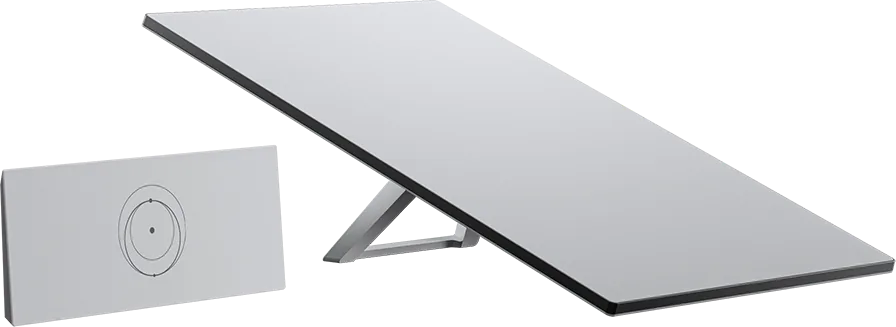 Starlink Standard Kit: schotel op standaard en router